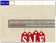 Tablet Screenshot of bellatilenyc.com